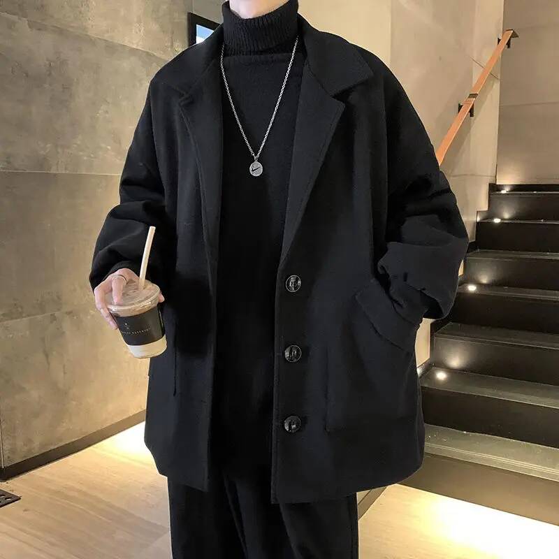 Korean Solid Color Wool Coats  - огляд і ціна Winter Clothing Taiwan