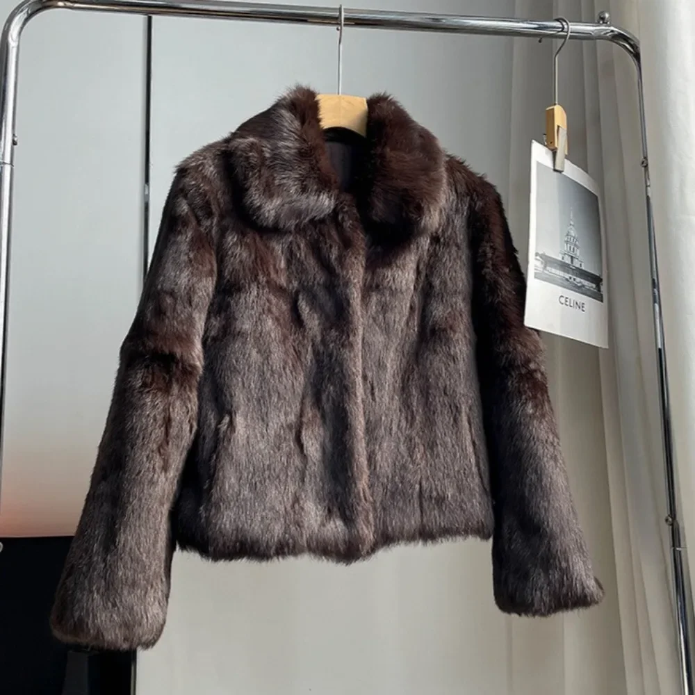 Natural Rabbit Fur Coat Women  - огляд і ціна Winter Clothing Store
