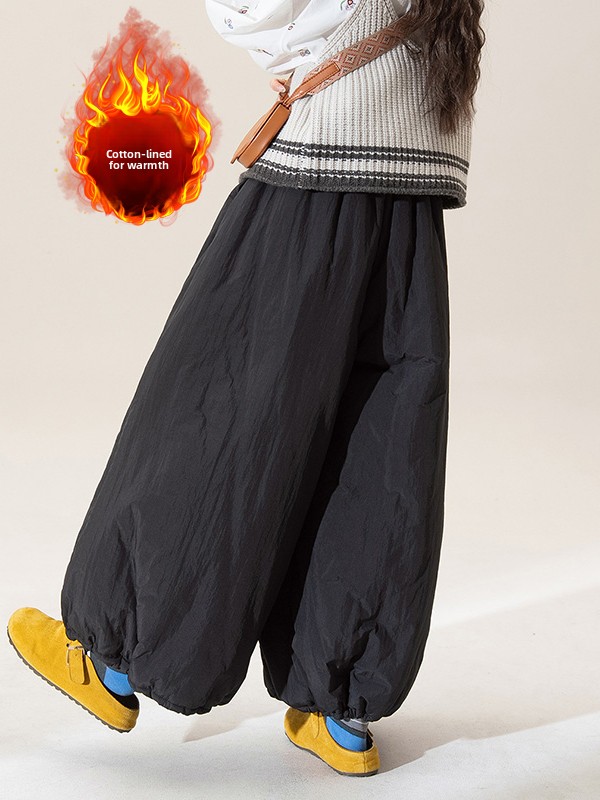 Winter Thickened Wide Leg Lant - огляд і ціна Winter Clothing Plus Size