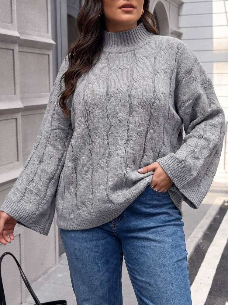 Women's Plus Size Casual Knitt - огляд і ціна Winter Clothing Plus Size