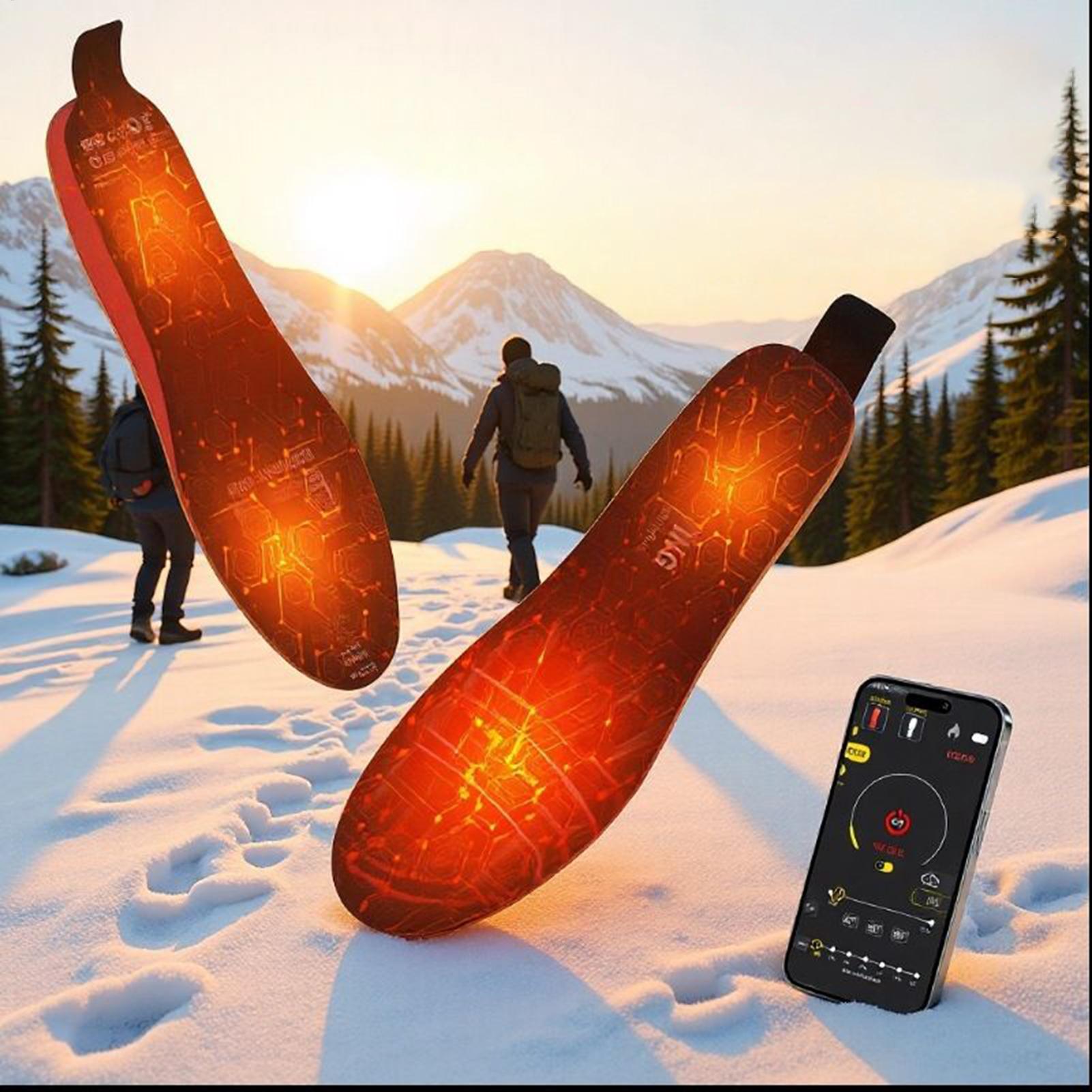 4300mAh Heated Insoles App Con - огляд і ціна Heated Insole Rechargeable