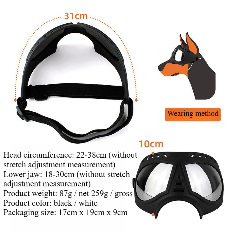 Pet Glasses for Medium Large-s - огляд і ціна Snow Goggle Uv