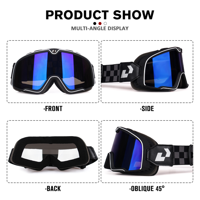 Bicycle Goggles Leather Windsh - огляд і ціна Snow Goggle Uv