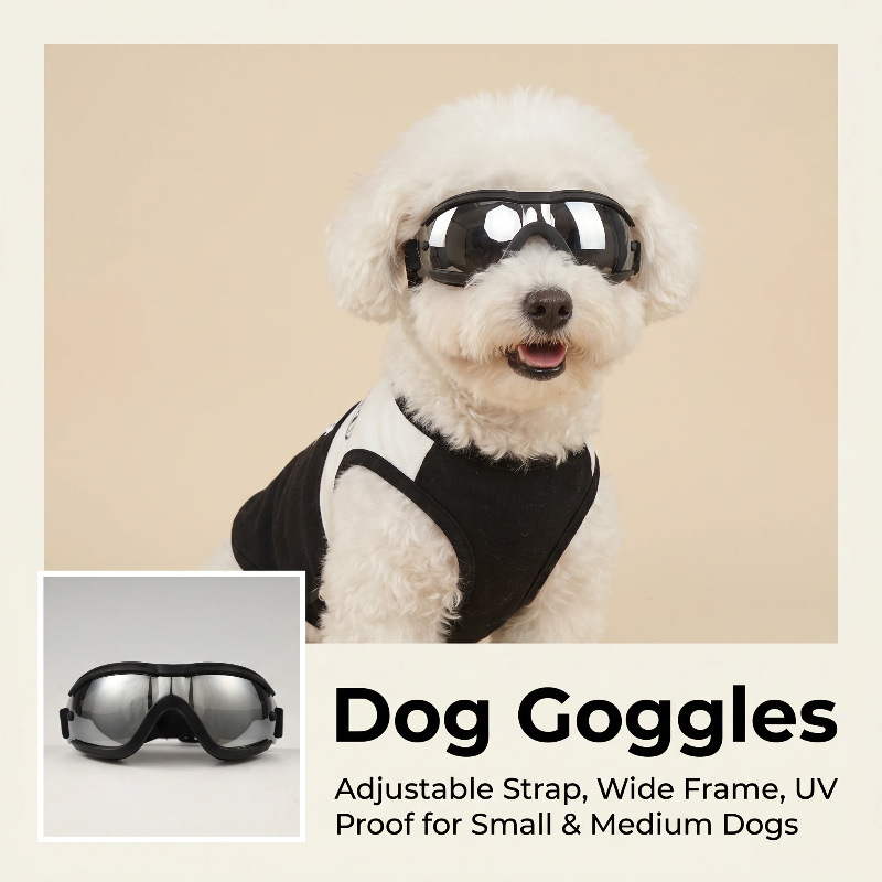 Adjustable TPU Dog Sunglasses  - огляд і ціна Snow Goggle Uv