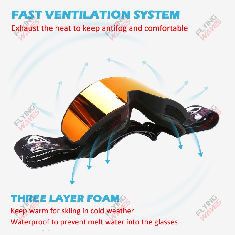 NEW Double Lens Full Ski Goggl - огляд і ціна Snow Goggle Uv