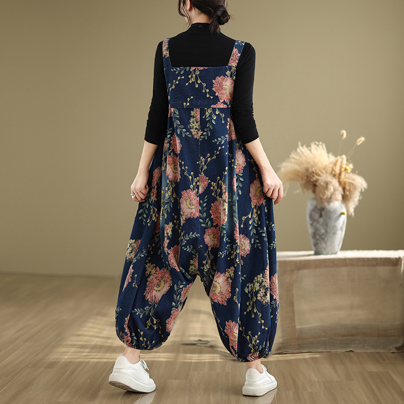 Loose Casual Denim Overalls fo - огляд і ціна Winter Clothing Plus Size
