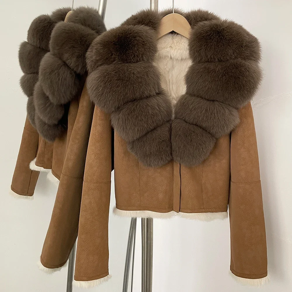 OFTBUY Natural Fox Fur Collar  - огляд і ціна Winter Clothing Store