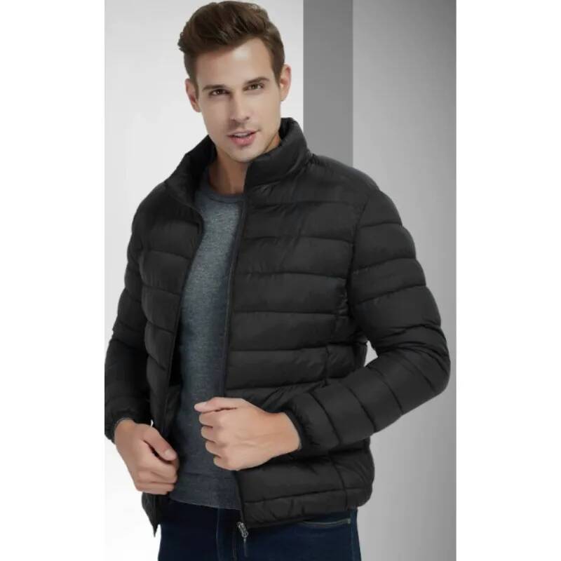 Stand Collar Casual Work Parka - огляд і ціна Winter Clothing Taiwan
