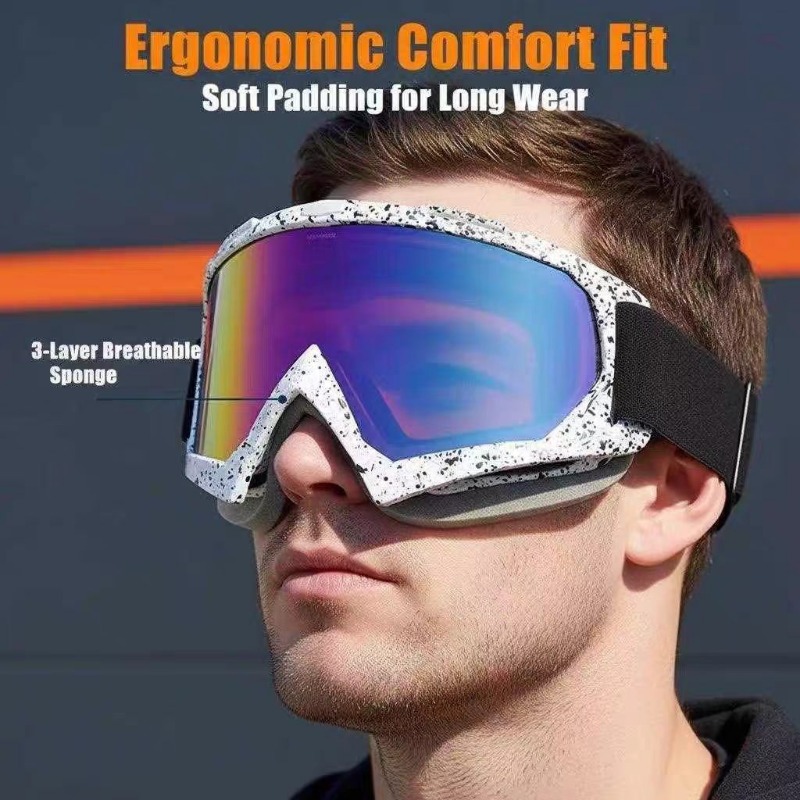 Oversized Helmet Goggles Men W - огляд і ціна Snow Goggle Uv