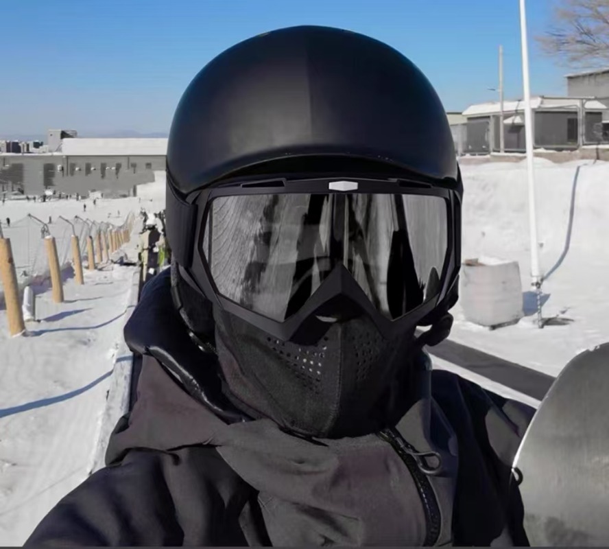Oversized Helmet Goggles Men W - огляд і ціна Snow Goggle Uv