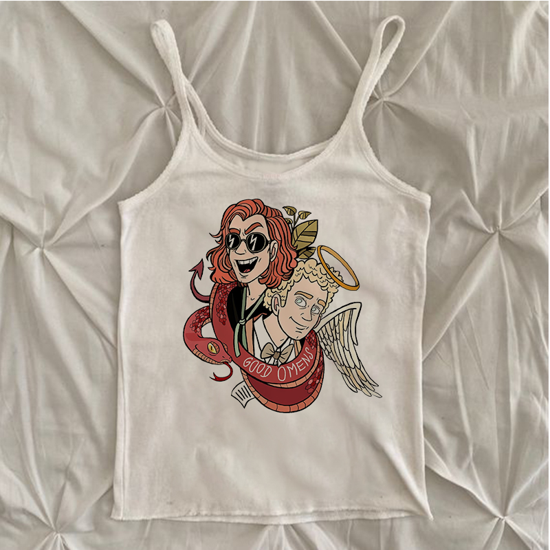Good OmensY2k Good Omens Print - огляд і ціна Winter Clothing Store