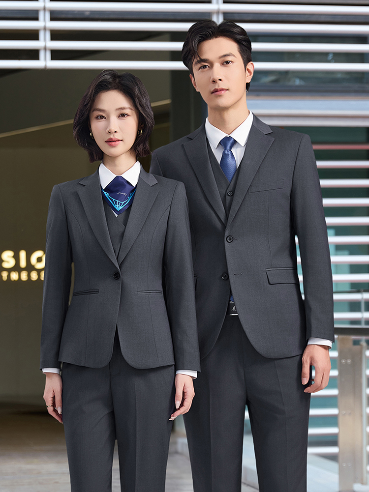 Gray Suit Set Formal Workwear  - огляд і ціна Winter Clothing Store