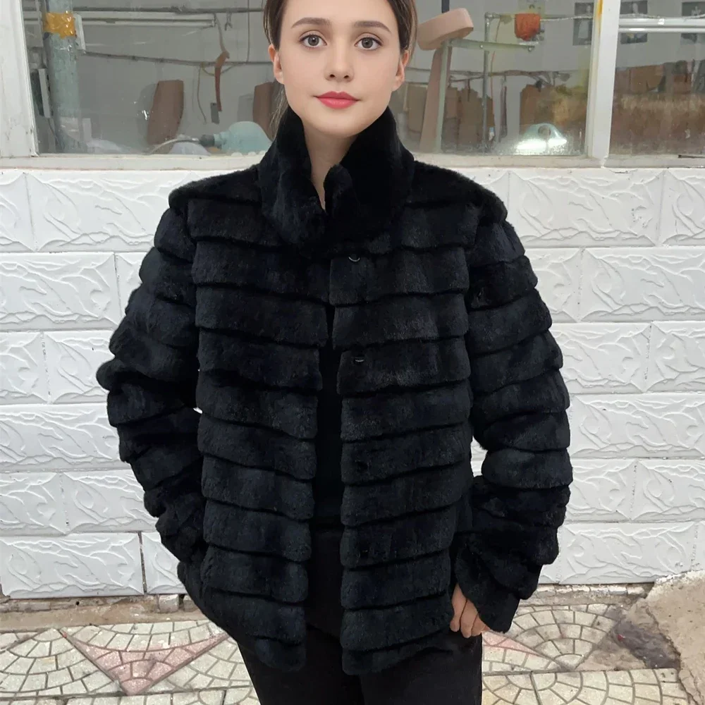 OFTBUY Rabbit Real Fur Coat Wa - огляд і ціна Winter Clothing Store