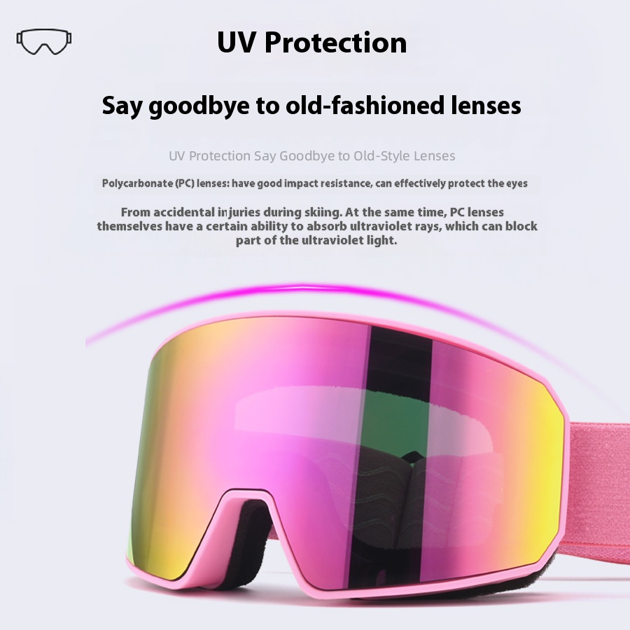 Ski Goggles Dual-Layer Anti-Fo - огляд і ціна Snow Goggle Uv