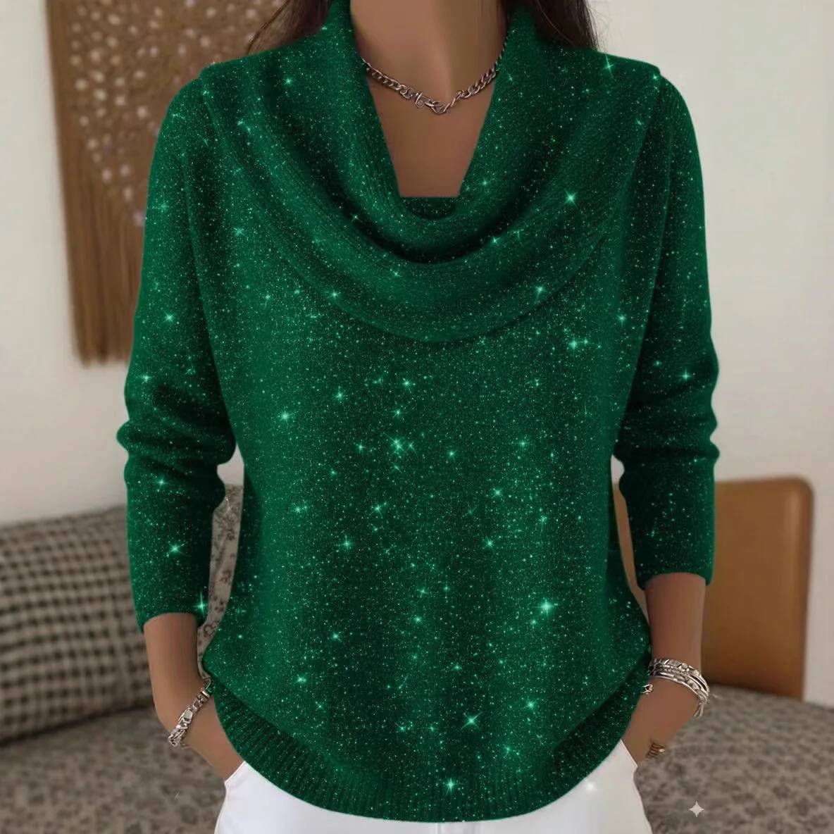 Fashion Sequins Knit Sweater F - огляд і ціна Winter Clothing Taiwan