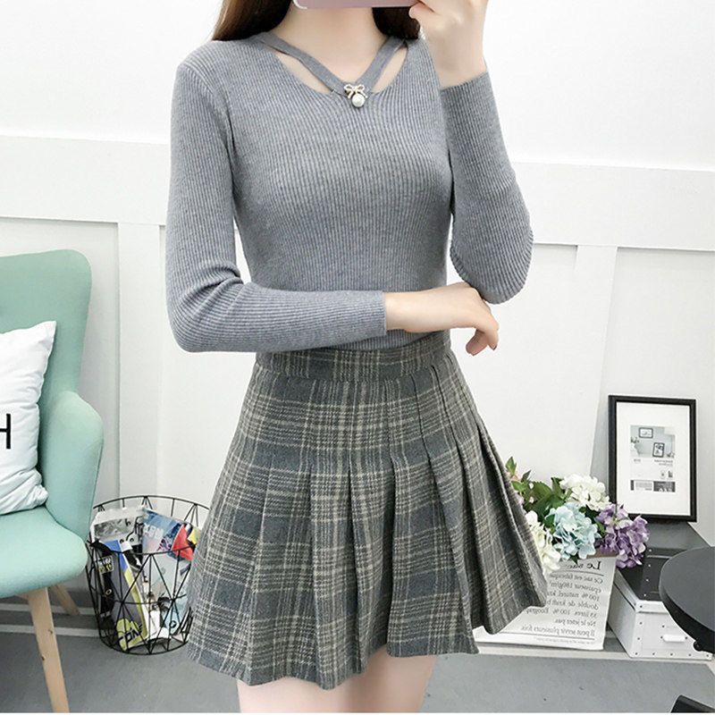 V Neck Knitting Slim Simplicit - огляд і ціна Winter Clothing Trends For Women