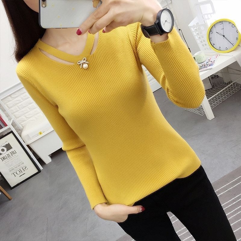 V Neck Knitting Slim Simplicit - огляд і ціна Winter Clothing Trends For Women