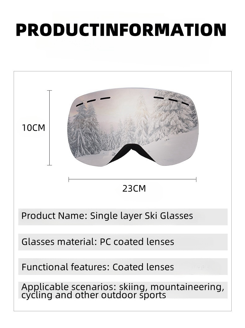 Snow glasses Men Women Outdoor - огляд і ціна Snow Goggle Uv
