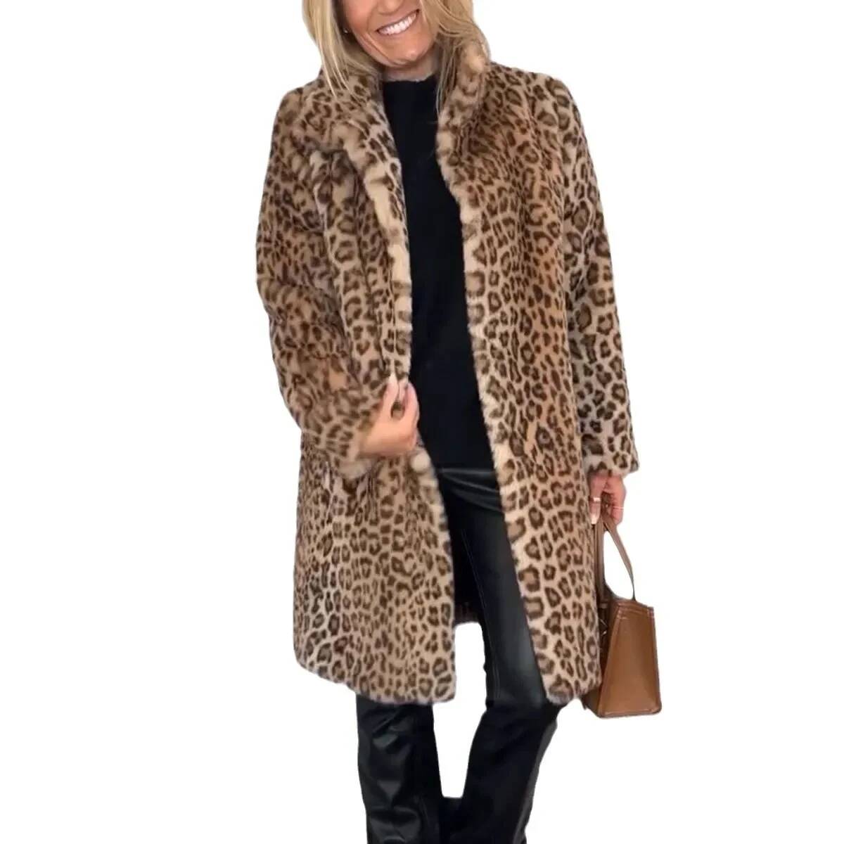 Fashionable Leopard Print Plus - огляд і ціна Winter Clothing Taiwan