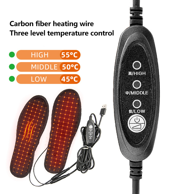 USB Heated Shoe Insoles Electr - огляд і ціна Heated Insole Rechargeable