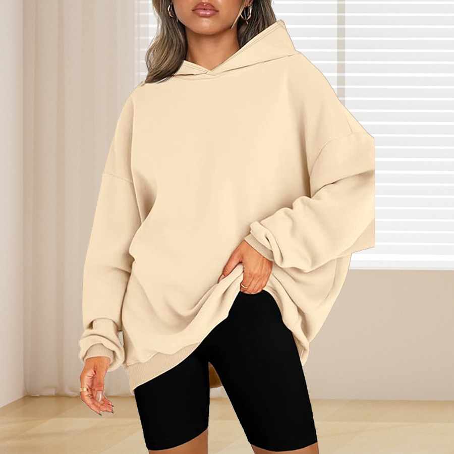 Plus Size Basic Solid Color Ho - огляд і ціна Winter Clothing Plus Size