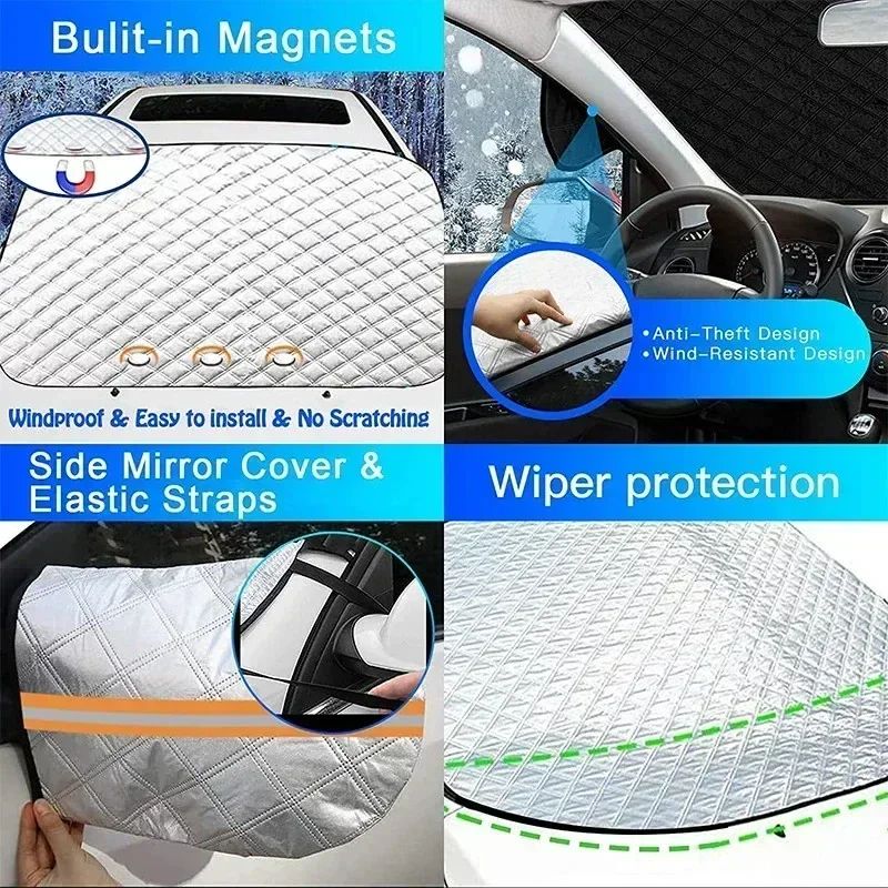 Thickened Car Snow Shield Wind - огляд і ціна Winter Sun Clothing