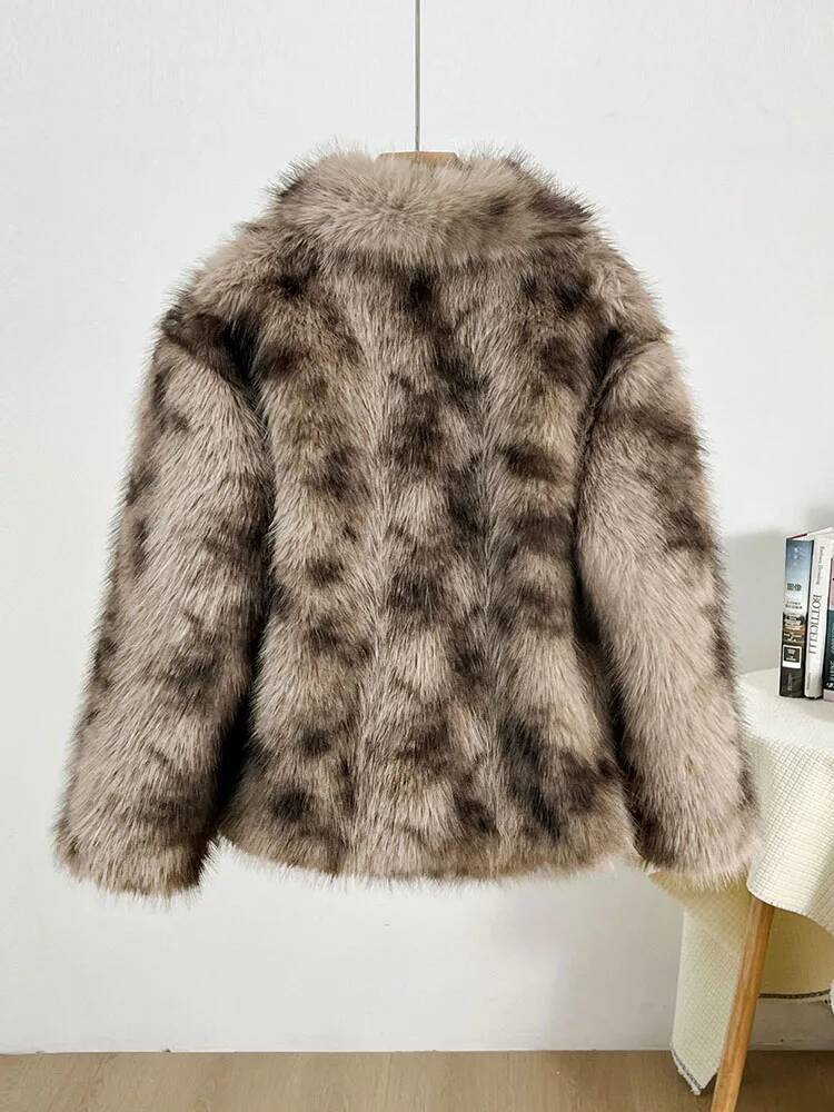2026 Chic Leopard Print Big Co - огляд і ціна Winter Clothing Taiwan