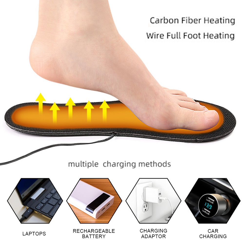 USB Heated Shoe Insoles Electr - огляд і ціна Heated Insole Rechargeable