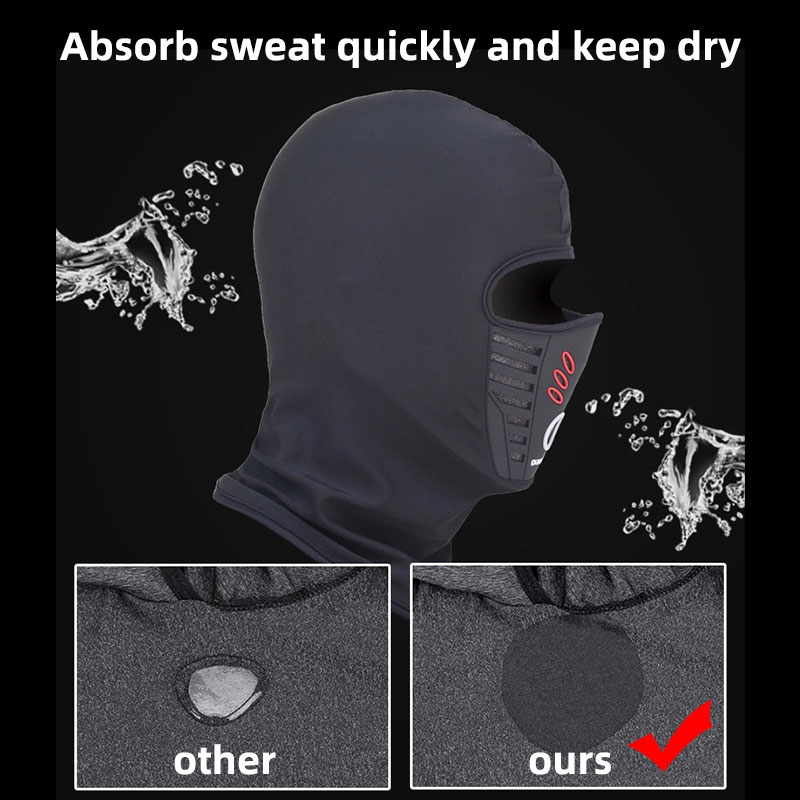 Summer Winter Warm Fleece Moto - огляд і ціна Wool Balaclava Knit