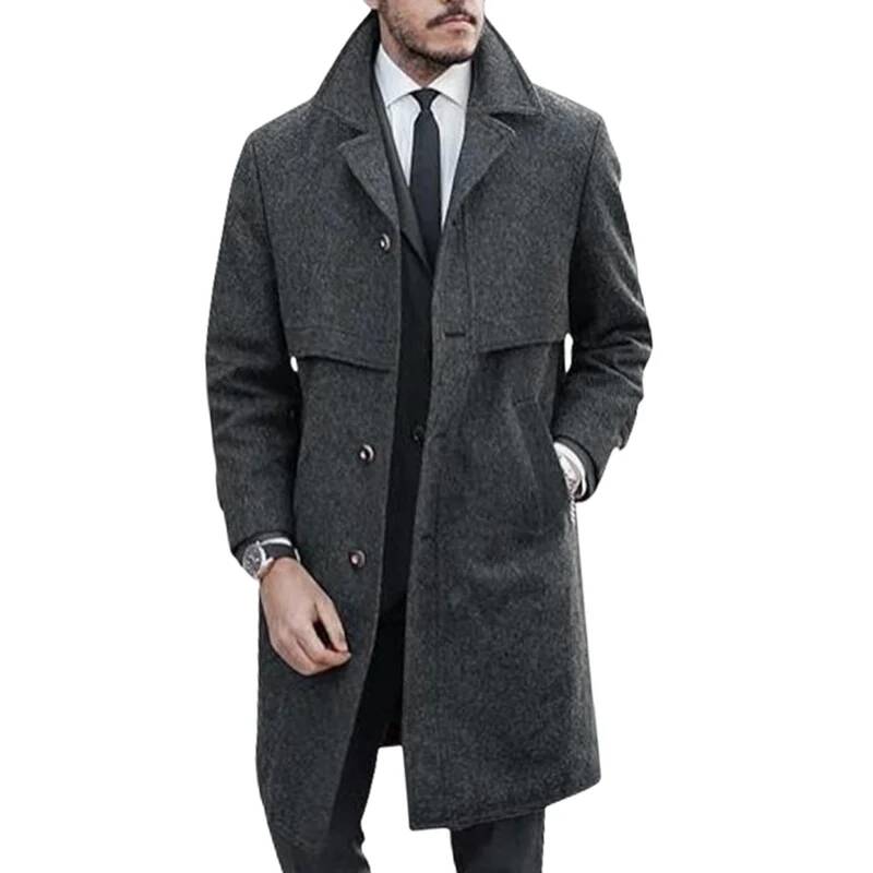 Men's Lapel Coat Office Street - огляд і ціна Winter Clothing Taiwan