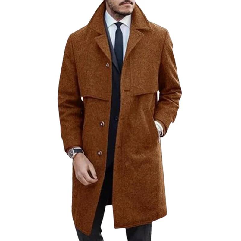 Men's Lapel Coat Office Street - огляд і ціна Winter Clothing Taiwan