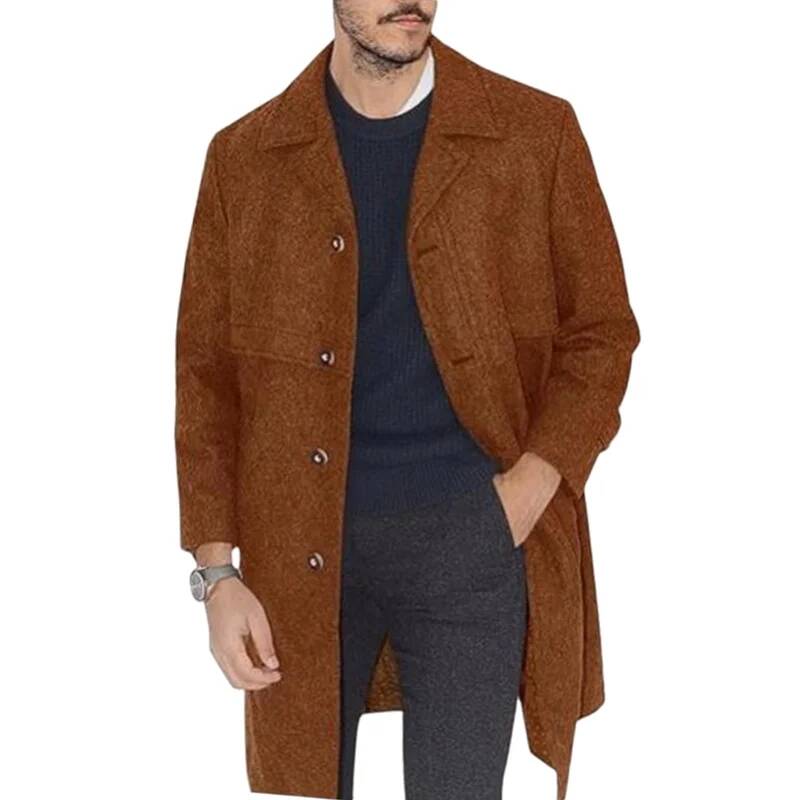 Men's Lapel Coat Office Street - огляд і ціна Winter Clothing Taiwan